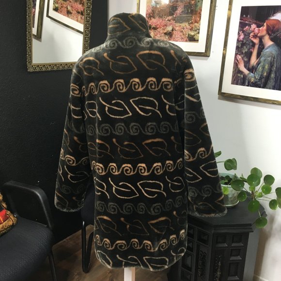 novelti coat faux fur - Picture 3 of 4